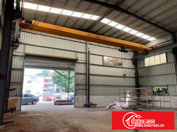 黄江镇大冚800平方铁皮房带两部行车厂房招租