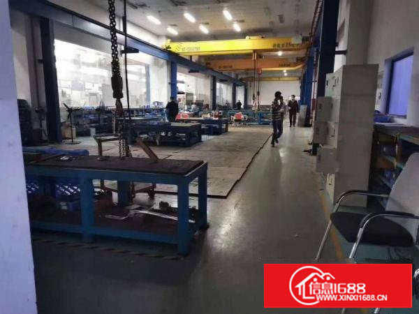 塘厦石鼓一楼6米高750平带行车豪华装修水电厂房出租，近观澜