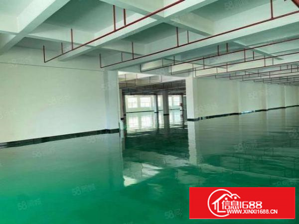 凤岗五联2200平厂房出租内部形象优带全新地坪漆消防喷淋