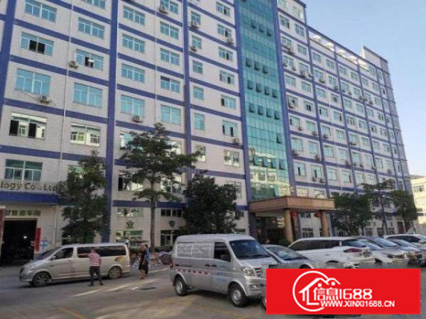 好盘深圳观澜楼上厂房1900，形象好带地坪漆办公室消防喷淋