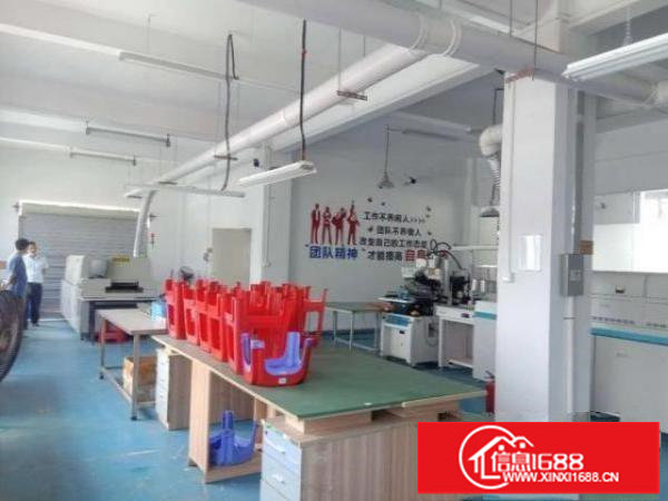 观澜楼上带装修600平，水电齐全。交通便利，招人方便。