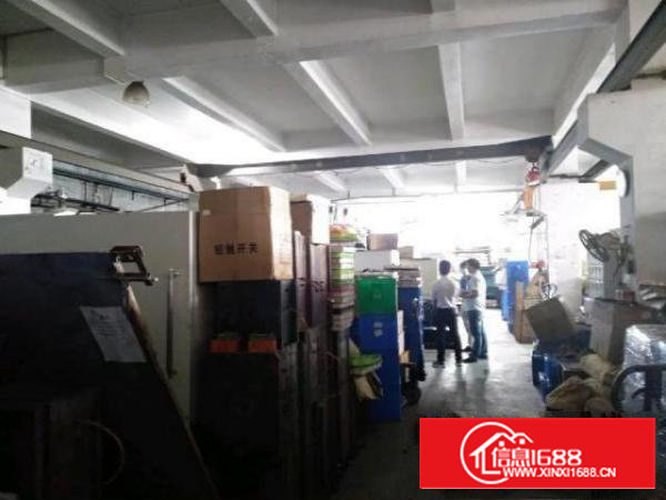 沙井新桥第三工业区一楼500平三楼300平米厂房带装修出租