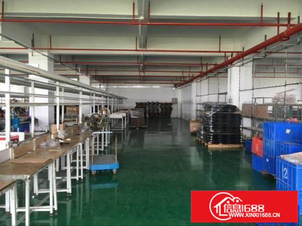 凤岗竹塘刷绿色地坪漆厂房出租1500平水电齐全