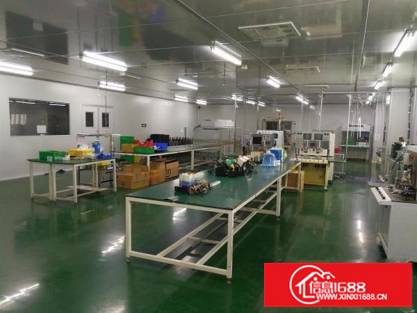 大浪新百丽新出楼上800平带无尘车间厂房免转让出租