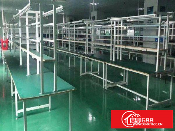 龙岗工业园楼上1680平带现装修可分租