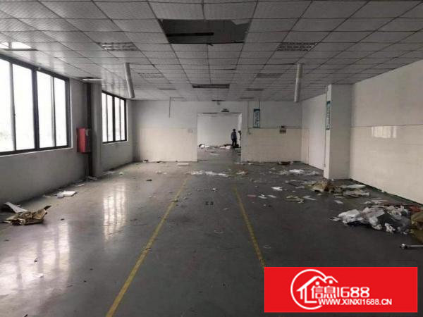 龙岗龙东有红本厂房3楼1350平带精装修使用率80