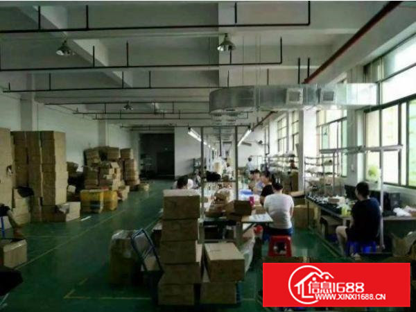 清溪厦坭新出楼上630平精装电子厂房出租带地坪漆