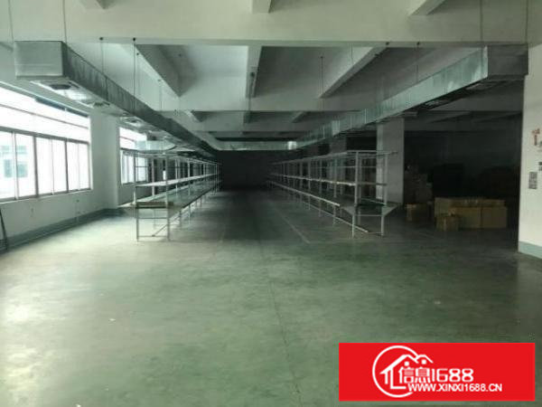 龙岗嶂背新空出二楼整层1400平厂房送装修出租（可分租）