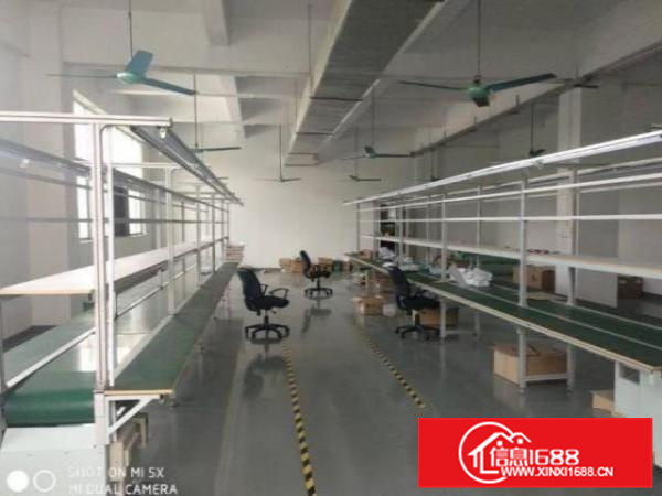 出租九江镇南工业园楼上精装880平仓库，无需转让费！