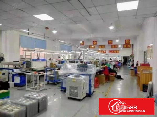 （带环评空地大）清溪原房东2楼厂房出租900平，无公摊刚空出