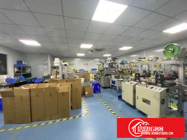 观澜章阁大型工业园厂房480平出租带无尘车间前台办公室精装修