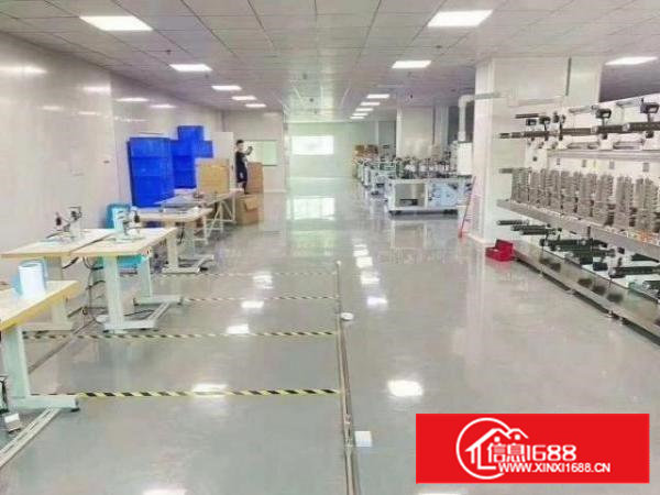 石岩地铁口原房东厂房出租，带装修，水电到位，