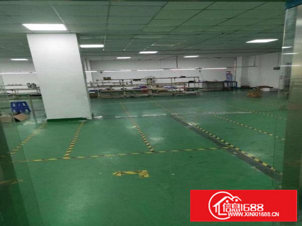 可做电池行业！标准2楼1000平方！地坪漆天花吊顶装修