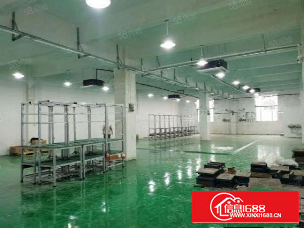 沙井后亭第二工业区二楼500平重工业精装修厂房实际面积出租