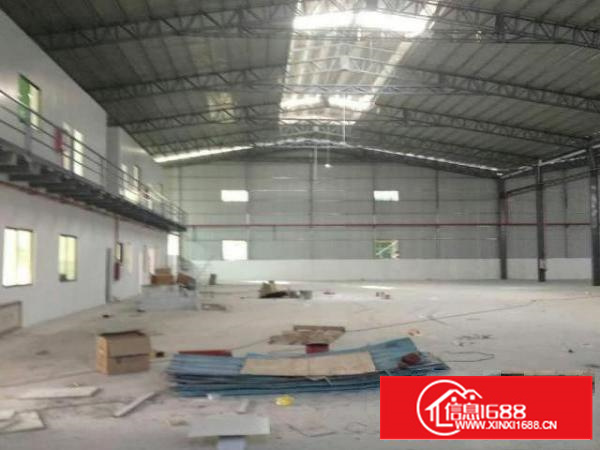 万江钢构独院单一层厂房3500平方.带水电装修有隔热层