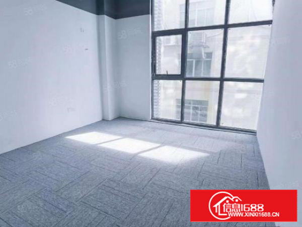 西乡固戍地铁站附近楼上全新精装128平带格间办公室。