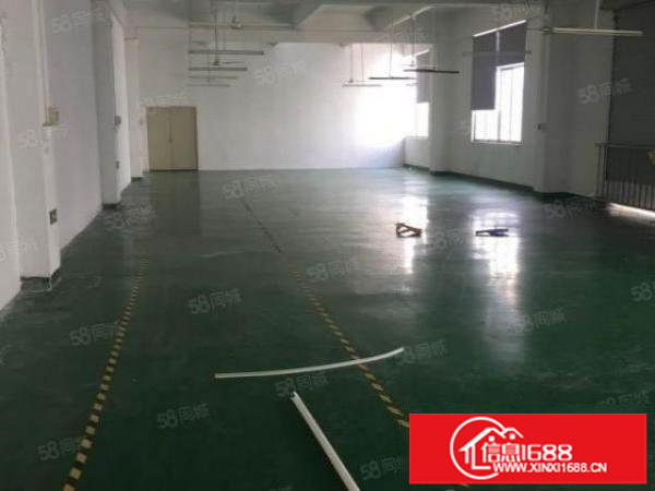 福永白石厦500平厂房出租！二楼带中央空调水电到位无转让费