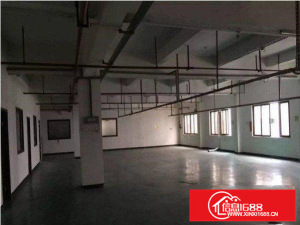 清溪渔梁围村标准厂房楼上700平米带办公室装修