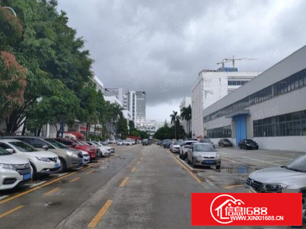 坪山红本重工厂房一楼3200平滴水9.5米带三部五吨行车出租