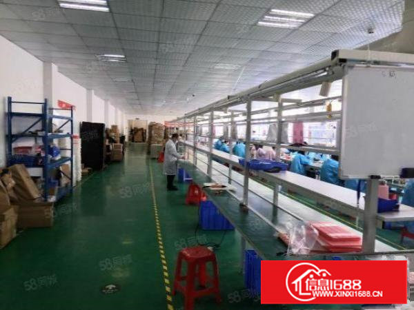 塘厦平山新出楼上电子厂680平，现成装修，拎包入住。