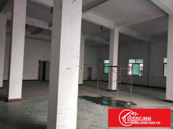 松岗楼岗一楼厂房400平方厂房出租高5米有地坪漆