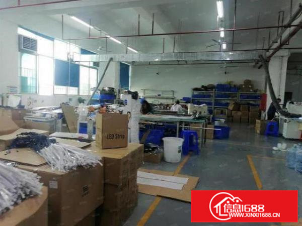 寮步石龙坑工业区楼上1100平精装修厂房原房东出租