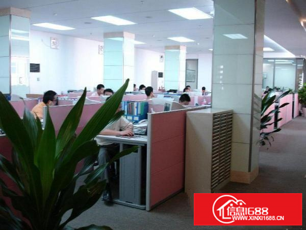 天汇大厦新出楼上办公室出租112平精装修