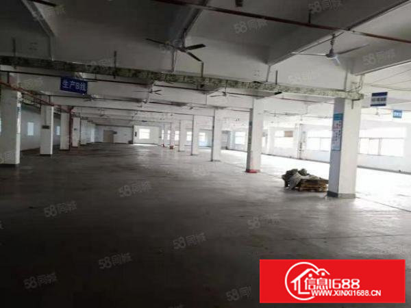 大岭山新出楼上2400平方厂房出租，现成装修办公室地坪漆！