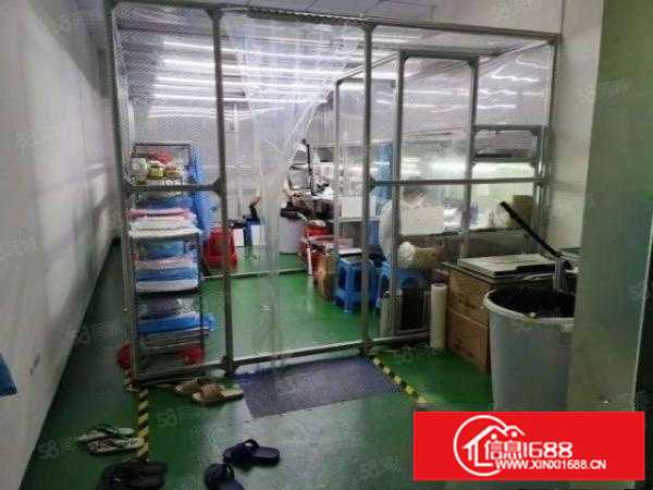 正规工业园新出豪华精装修厂房600平带地坪漆