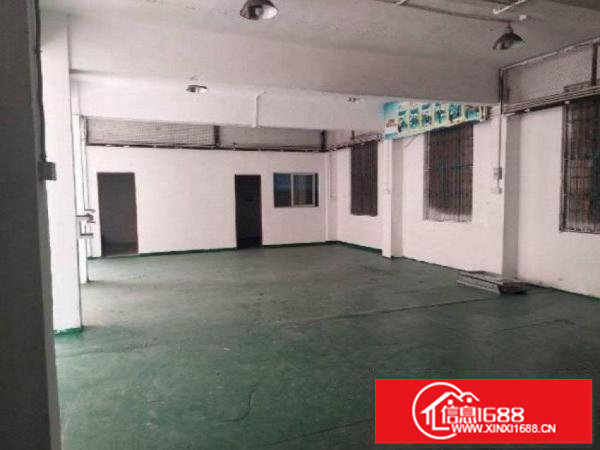 横岗四联村出租一楼300㎡带装修厂房，带地坪漆，水电齐全