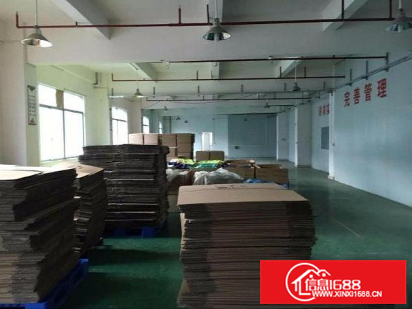 凤岗雁田水贝刷绿色地板漆带装修厂房出租1300平