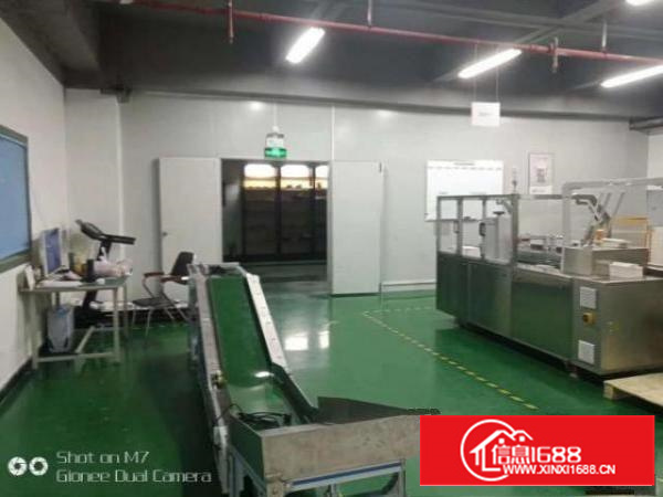 出租万江街道万江中心350平方厂房，精装修水电齐全位置佳