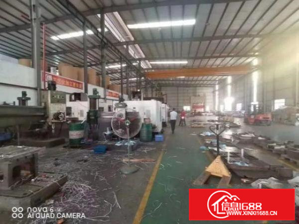 原房东独栋滴水10米钢构带现成行车办公室精装修厂房