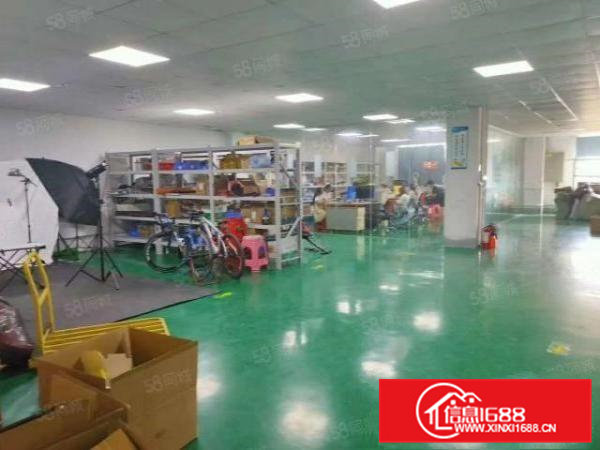 清溪渔梁围标准厂房二楼450平分租，现成装修办公室地坪漆