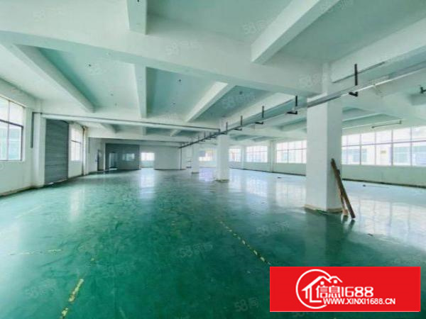 原房东凤岗雁田楼上现成装修地坪漆电子厂房出租1500平