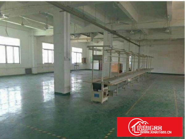 清溪铁松工业区楼上带精装修厂房1000平方出租