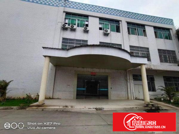 塘厦科苑城新出标准一楼750平带牛角现成办公室花园式厂房出租