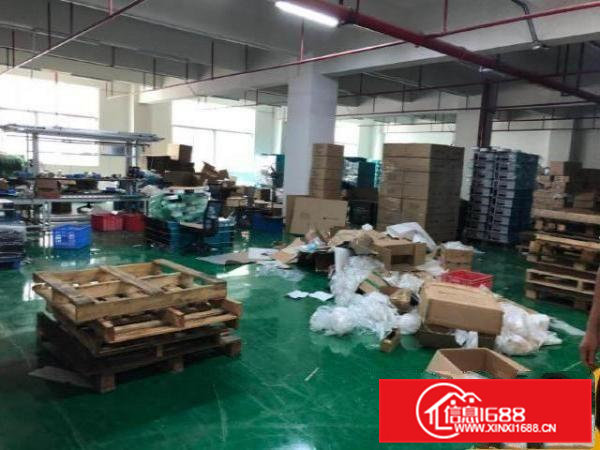 精装修刷地坪漆厂房出租凤岗金凤凰楼上1600平