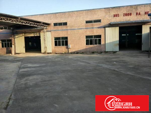 惠阳新圩钢构厂房5000平方出租，滴水7米