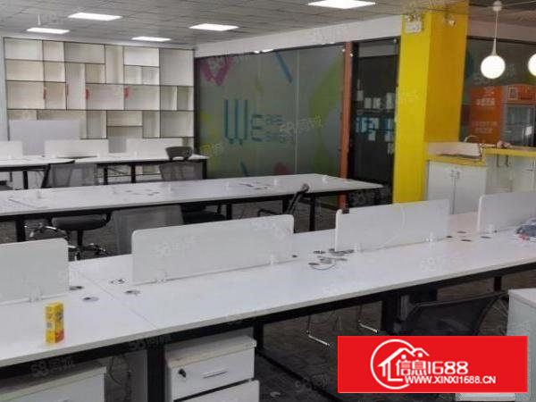 宝安区新安楼上精装修388平带卡座，可注册。13格局