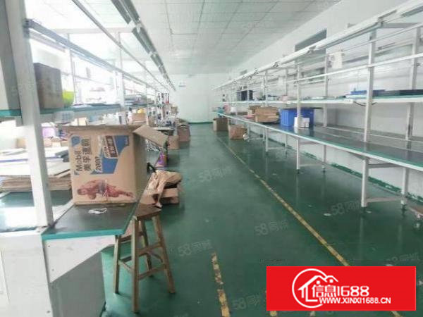 长安涌头3楼1200平米精装修厂房出租，照片实拍，无需转让费