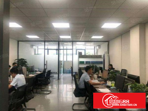 石岩汽车站新出楼上精装修160平办公贸易厂房，水电到位拎包入