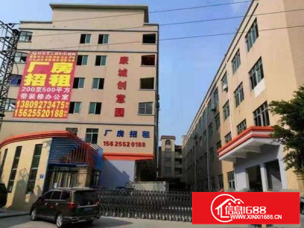 白沙康城创意园层高6米带装修交通便捷易招工带消防