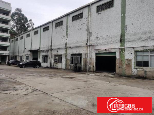 黄江周边无居民工业园单一层钢构一楼12米高1000平厂房出租