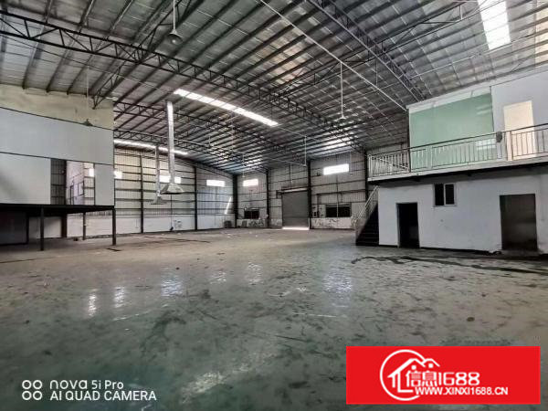 原房东独院钢构厂房1500平米出租清溪三中工业区10米高