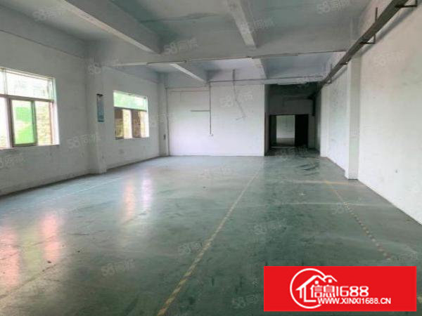 松岗朗下工业区550平厂房出租，招工方便配套齐全