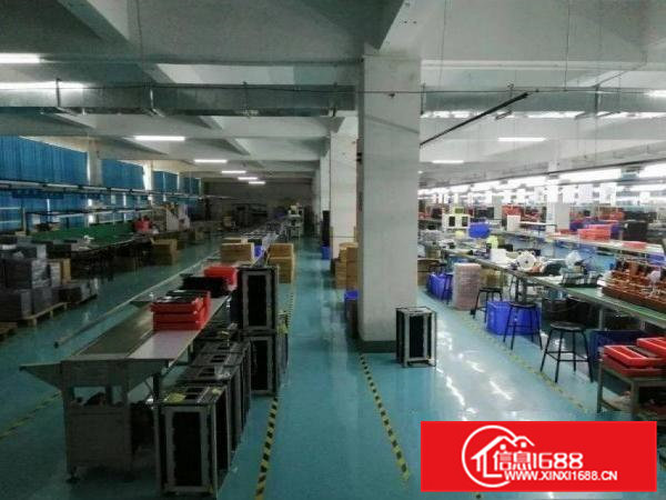 工业区楼上整层2300平出租，办公室精装，线路到位