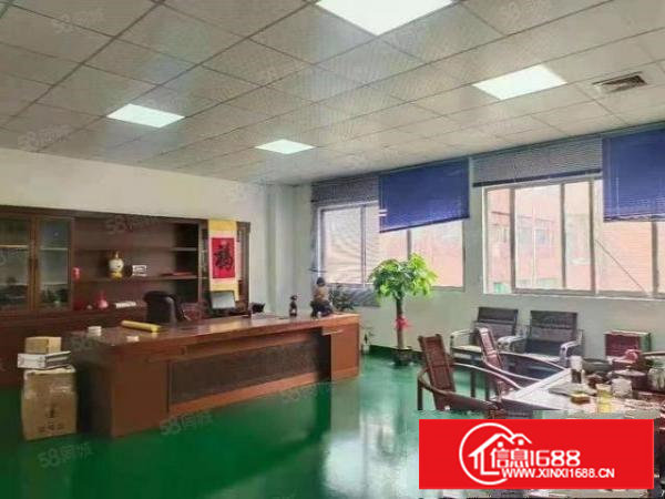 街口新出豪华装修厂房三楼900平方，办公室车间全部地坪漆