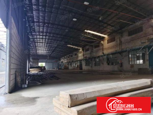 龙高路单一层10米高厂房,1000方起分租有木工喷漆环保证!