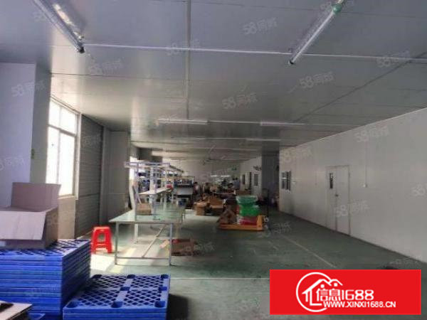 凤岗五联厂房出租750平带精装修办公室水电齐全绿色地坪漆